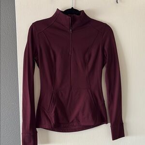 Yogalicious Burgundy Performance Top
